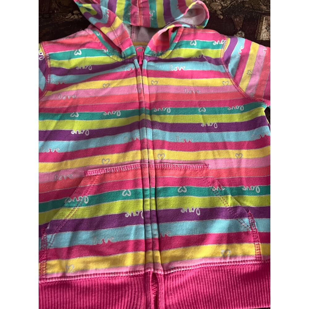 Colorful LOVE zip up jacket - Picture 2 of 6
